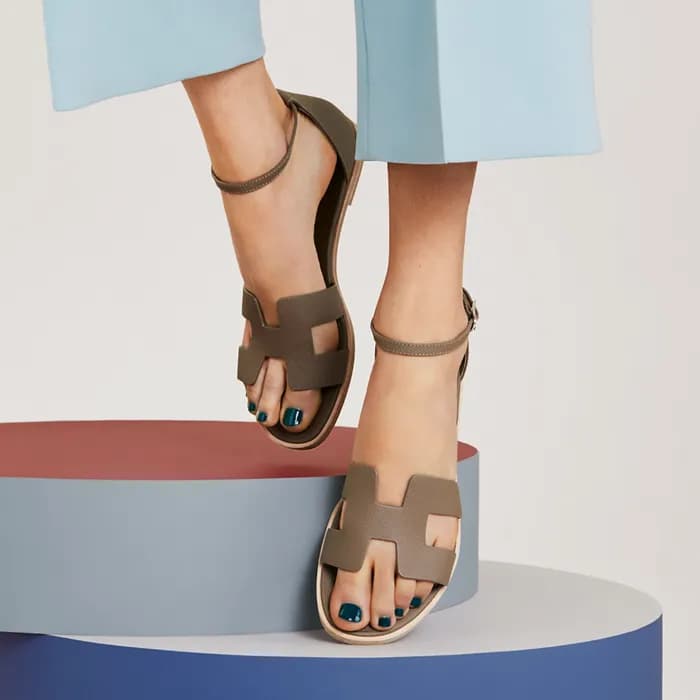 에르메스 여성 산토리니 샌들 - Hermes Womens Santorini Sandal -… - 1