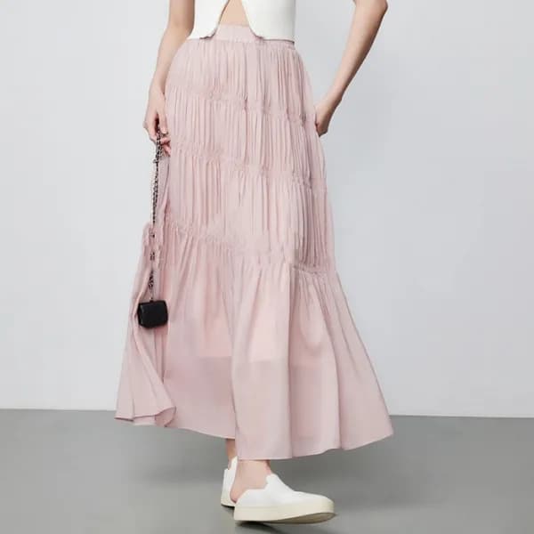 셀린느 여성 실크 스커트 - Celine Womens Silk Skirts - cec741… - 1