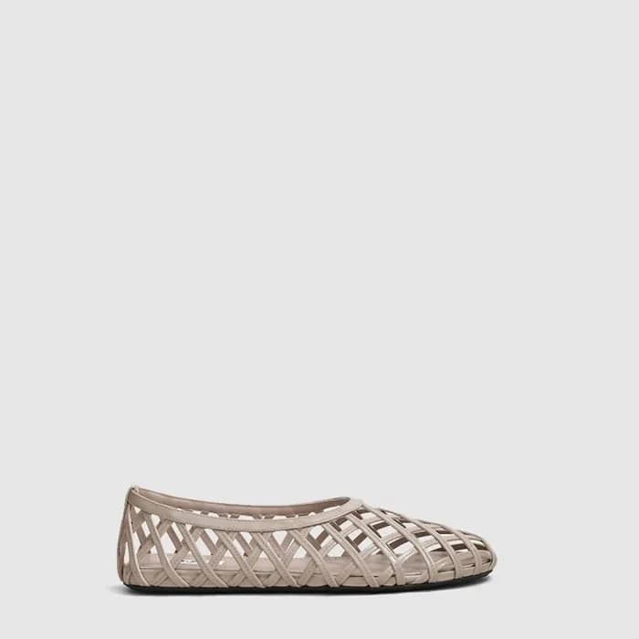 알라이아 여성 페이던트 케이지 발레 플랫슈즈 - Alaia Womens Cage Balle… - 1