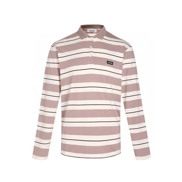 미우미우 남성 폴로 긴팔티 - Miumiu Mens Polo Tshirt - mic7863… - 1