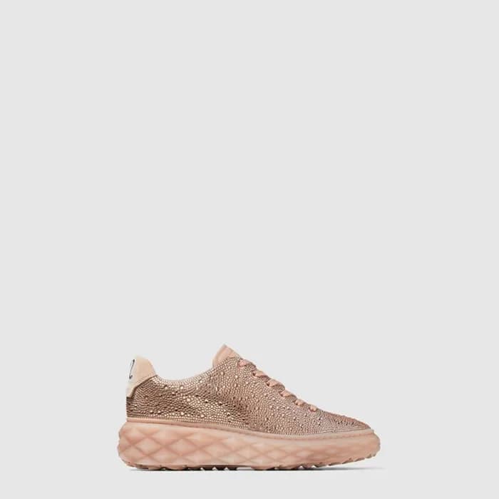 지미추 여성 마카롱 크리스털 쉬머 스웨이드 스니커즈 - Jimmy Choo Womens M… - 1