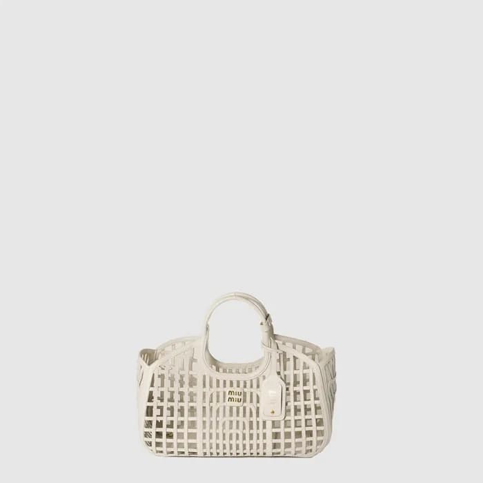 미우미우 여성 가죽 바스켓 - Miumiu Womens Leather Basket - mi… - 1