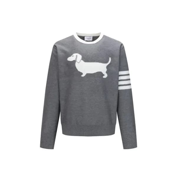 톰브라운 여성 라운드 니트 - Thom Browne Womens Knitwear - thc… - 1