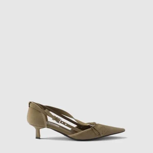 프라다 여성 캔버스 펌프스 - Prada Womens Canvas Pumps - prs13… - 1