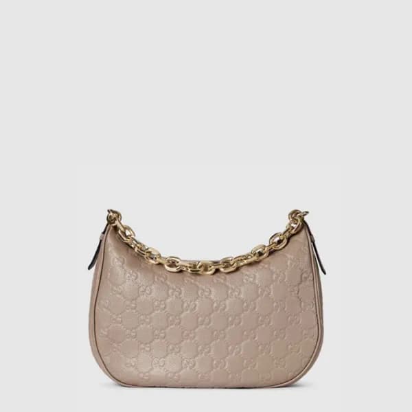 구찌 여성 GG 엠블럼 미디엄 숄더백‎ - Gucci Womens GG Emblem Med… - 1