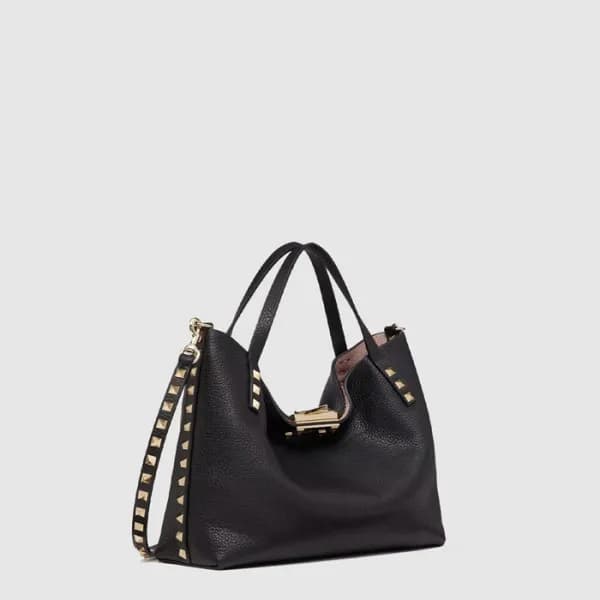 발렌티노 여성 스몰 가죽 락스터드 백 - Valentino Womens Small Leat… - 1