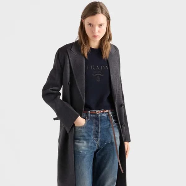프라다 여성 반팔 티셔츠 - Prada Womens Round Tshirt - prc146… - 1