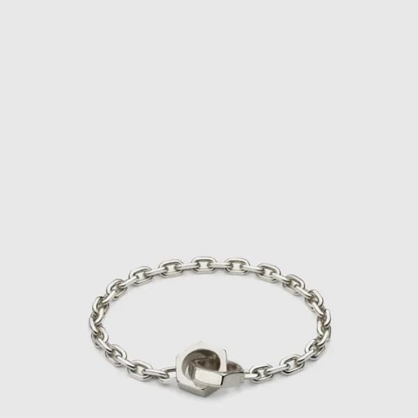 구찌 남/녀 트레이드마크 체인 팔찌 - Gucci Unisex Trademark Chain… - 1