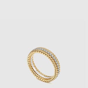 티파니 여성 로프 플래티넘 다이아몬드 더블 링 - Tiffany Womens Rope Pl…