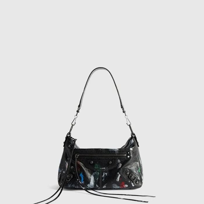 발렌시아가 여성 르 시티 모토 스몰 - Balenciaga Womens Le City Moto Small - bab16635x - 1