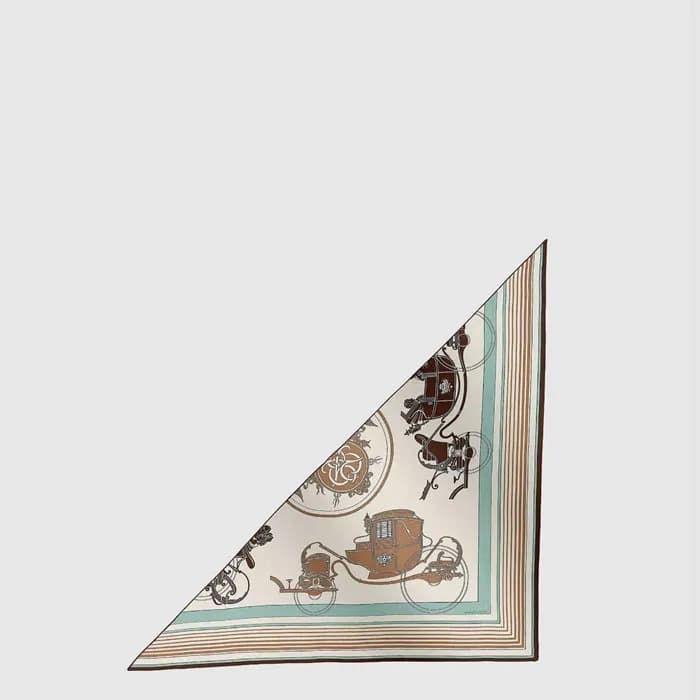 에르메스 여성 자이언트 트라이앵글 스카프 - Hermes Womens Ex-Libris Giant Triangle Scarf - acc8824x - 1