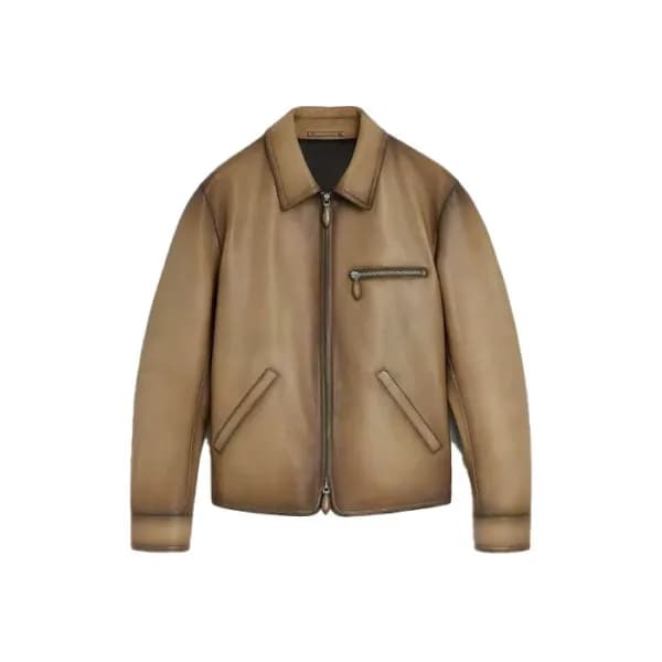 브루넬로쿠치넬리 남성 가죽 자켓 - Brunello Cucinelli Mens Leather Jacket - brc17600x - 1