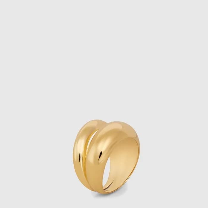셀린느 여성 골드 링 - Celine Womens Gold Ring - acc10596x - 1