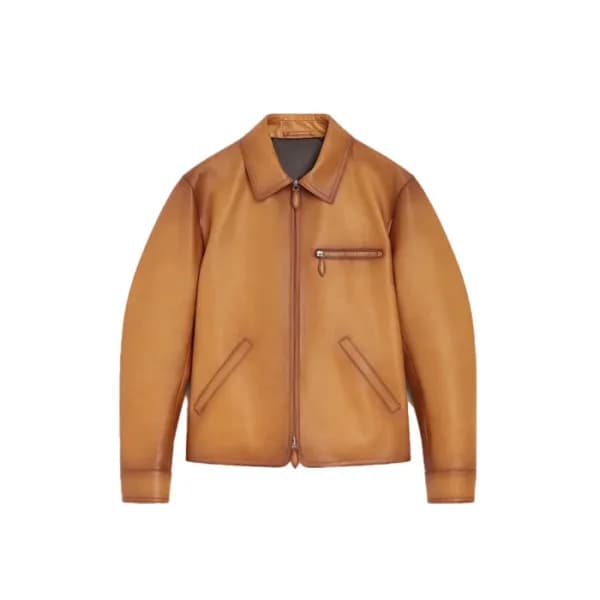 벨루티 남성 가죽 자켓 - Berluti Mens Leather Jacket - bec18102x - 1