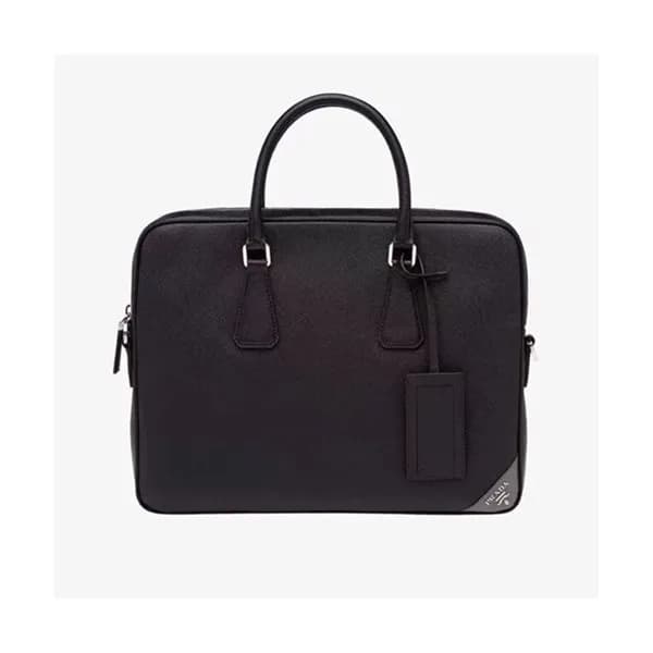 Prada Saffiano Mens Business Bag,36CM - 프라다 사피아노 … - 1