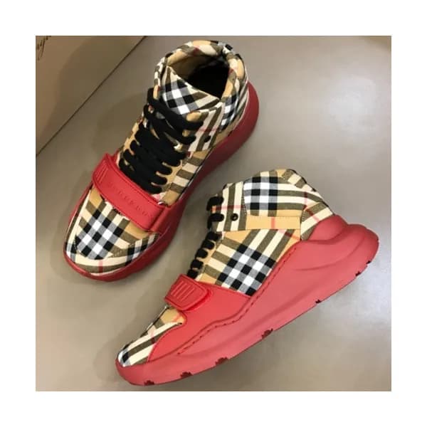 Burberry 2018 Mens Leather Ankle Running Shoes - 버… - 1