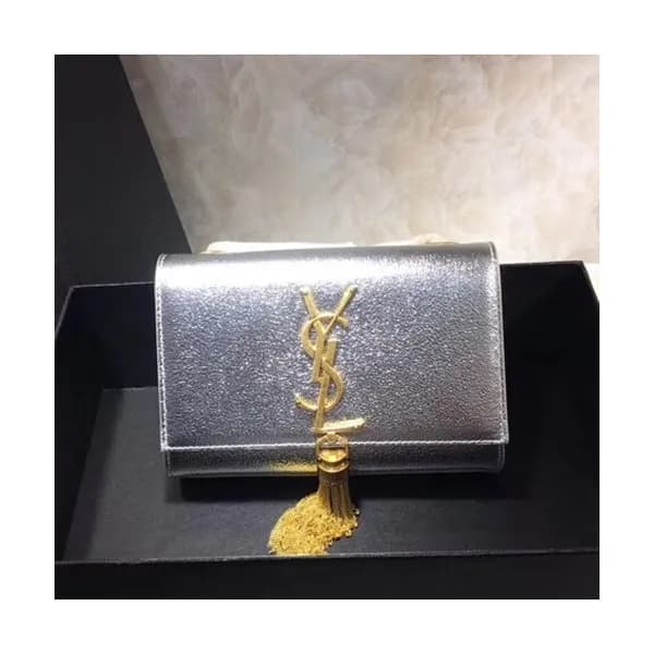 Saint Laurent Women Tassel Mini Chain Satchel Shou… - 1