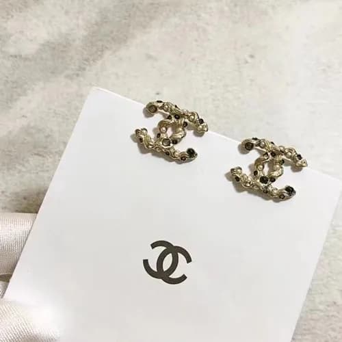 CHANEL Yellow Gold Earring - 샤넬 여성용 18k도금 옐로우 골… - 1