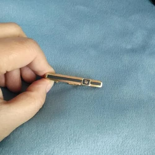 DIOR MENS YELLOW GOLD CUFFS - 디올 남성용 18k도금… - 1