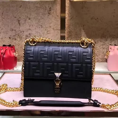 [매장판]Fendi Kan I Chain Shoulder Bag - 펜디 칸아이 체인 … - 1