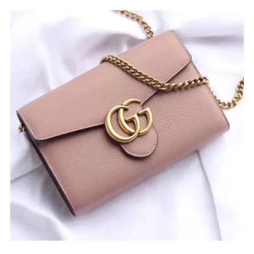 Gucci GG Marmont Chain Shoulder Bag,20CM - 구찌 GG 마… - 1