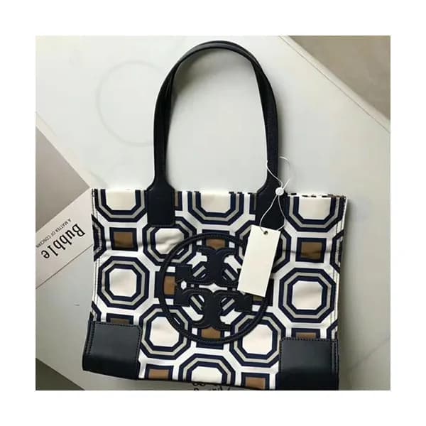 Tory Burch Ella Printed Tote Shopper Bag,34cm - 토리… - 1