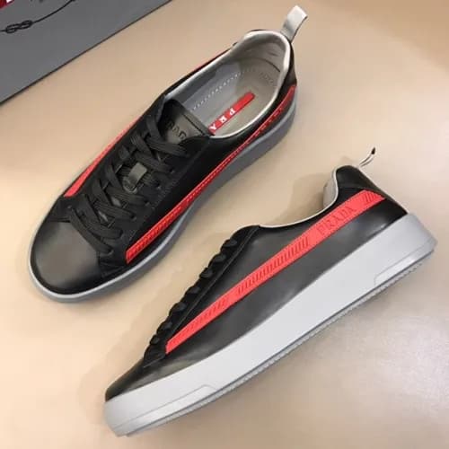 Prada 2018 Mens Leather Sneakers - 프라다 남성 레더 스니커즈 … - 1