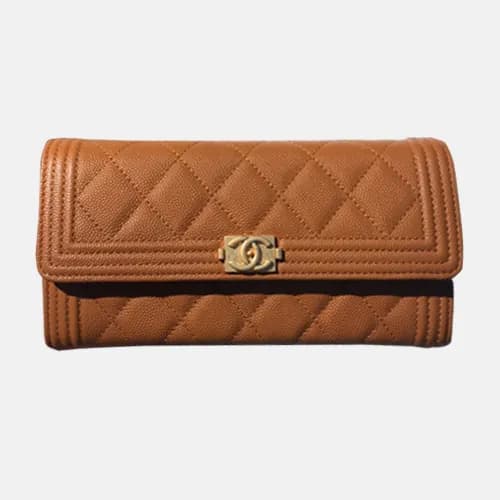 Chanel 2018 Ladies Cavier Leather Long Purse - 샤넬 … - 1