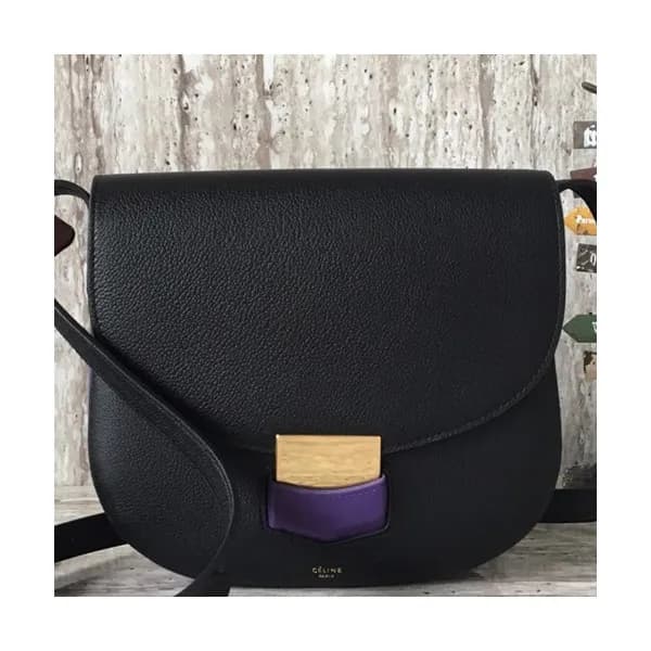 Celine Leather Trotteur Large Shoulder Bag,23CM - … - 1