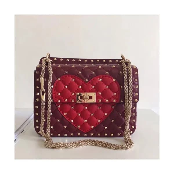 Valentino 2019 Leather Rockstud Spike Tote Shoudle… - 1