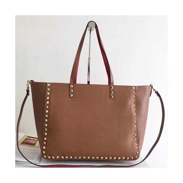 Valentino 2019 Leather Reversible Tote Shoulder Sh… - 1