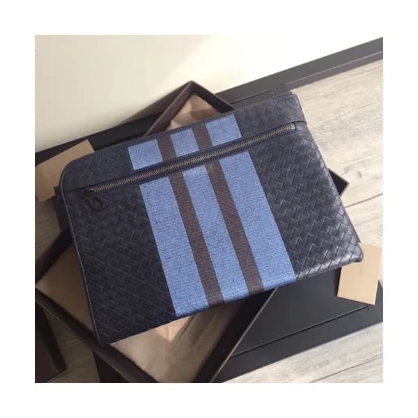 Bottega Veneta 2019 Leather Clutch Bag,34cm - 보테가 … - 1