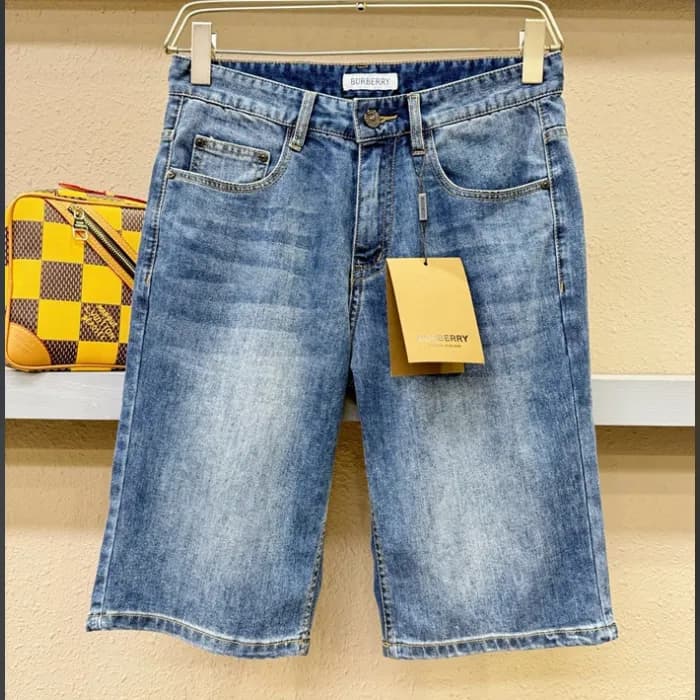 Burberry 2025 Mens Logo Casual Cotton Half Pants -… - 1