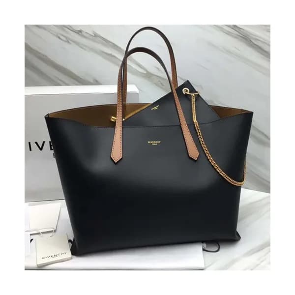 Givenchy 2019 Leather Tote Shoulder Shopper Bag,35… - 1