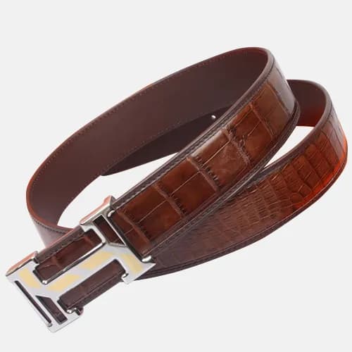 Hermes 2019 Mens Crocodile Leather Belt - 에르메스 201… - 1