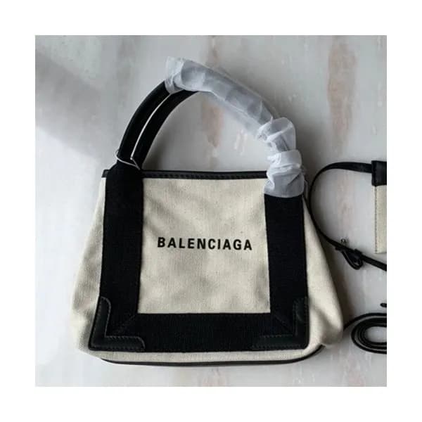 Balenciaga 2019 Canvas Tote Shoulder Bag,24CM - 발렌… - 1