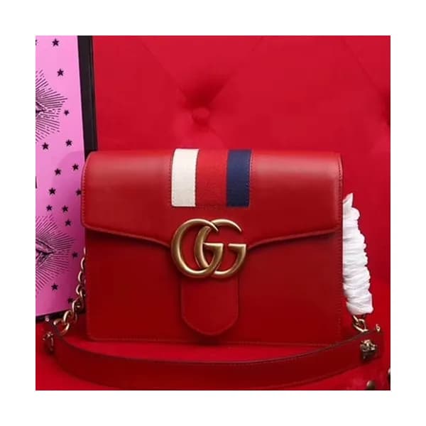 Gucci 2019 GG Marmont Women Chain Shoulder Bag,27… - 1