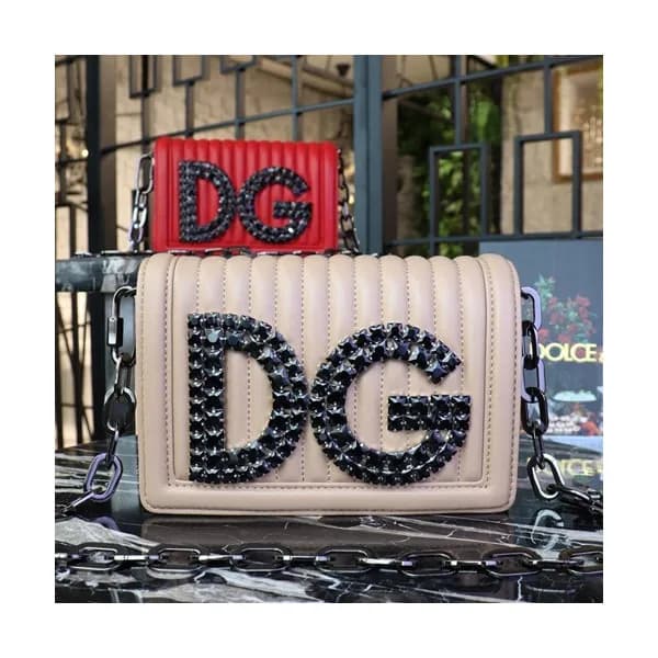 Dolce&Gabbana 2019 Leather Chain Cross Bag ,21CM -… - 1