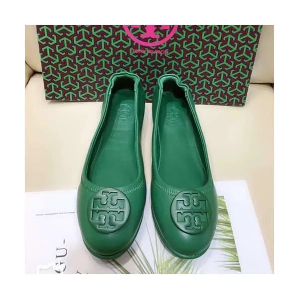 Tory Burch 2019 Ladies Initial Logo Leather Balle… - 1