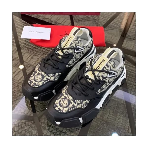 Ferragamo 2019 Mens Leather Running Shoes - 페라가모 2… - 1