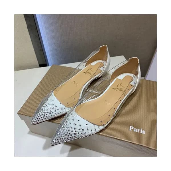 Christian Loubutin 2019 Ladies PVC Flat Shoes - 크리… - 1