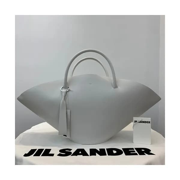 Jil Sander 2019 Sombrero Leather Large Tote Bag,67… - 1