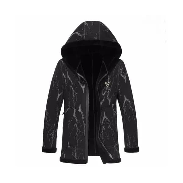 Louis vuitton 2019 Mens Logo Mink Leather Jacket -… - 1