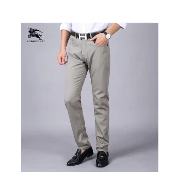 Burberry 2019 Mens Business Classic Cotton Pants -… - 1