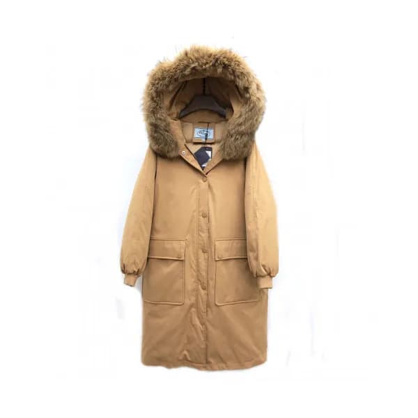 Prada 2019 Womens Logo Casual Goose Down Padding -…