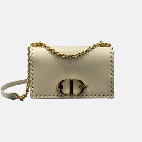 Dior 2019 Ladies CD Buckle Leather Chain Shoulder … - 1