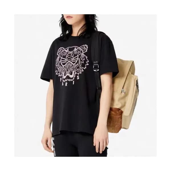 [겐조]Kenzo 2019 Mm/Wm Tiger Cotton Short Sleeved Ts… - 1
