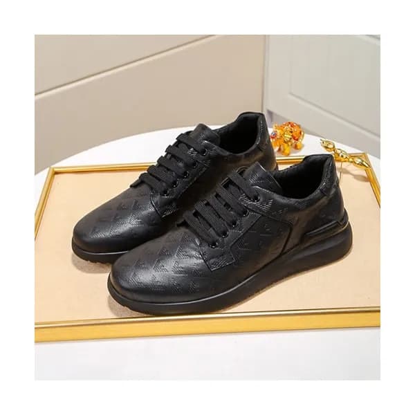Armani 2020 Mens Leather Sneakers - 알마니 2020 남성용 … - 1