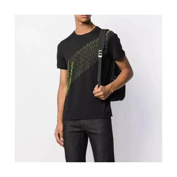 [펜디]Fendi 2020 Mens Logo Casual Short Sleeved Tshi… - 1