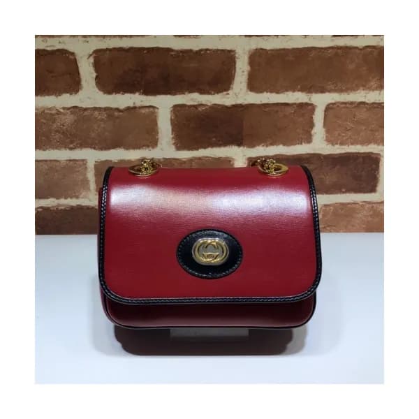 Gucci 2020 Marina Leather Mini Shoulder Bag,18CM -… - 1